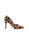 Stiletto Leopard 9 cm Thin Heel V-Shaped Toe Low-Cut Pointed Toe Closed - 4