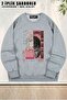 Unisex Berserk Griffith and Guts Custom Anime Printed Oversized Crewneck Sweatshirt