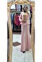 Satin Crepe Evening Dress - 4