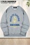 Unisex Mean Girls North Shore High School Printed Oversized Crew Neck Sweatshirt