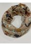 Neck Gaiter Bandana Buff Multi-Colored Cream Cats Themed - 2