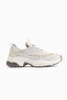 Rozhin White Sequined Thick Sole Women's Sports Shoes - 2