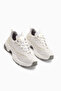 Rozhin White Sequined Thick Sole Women's Sports Shoes - 3