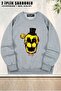 Unisex Bloody Golden Freddy Fnaf Printed Oversized Crew Neck Sweatshirt