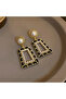 Nova Curve-Square Earrings - 2
