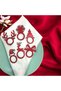 New Year's Napkin Ring Set of 6 New Year's Presentation Tableware Decoration Table Napkin Holder Ring - 2