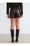 I Dar Fit Women's Leather Look Shorts Skirt from Freezen Store - 8