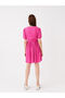 V-Neck Straight Short Sleeve Maternity Dress - 5