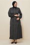Belted Jacquard Dress 20874 - 2