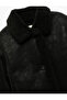 Long Sleeve Plush Detailed Shirt Collar Faux Suede Jacket - 3