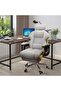 Executive Computer Chair, Ergonomic Adjustable Height with Armrests, Retractable Footrest - 5