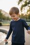 Unisex Long Sleeve Crew Neck Children's T-Shirt 100% Cotton - 3