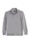 Men's 3-Pack Stone-Light Grey-Navy Blue Slim Fit Slim Fit Zip-Up Mock Neck Knitwear Sweater - 3