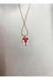 Christmas Gift Basket Designed Charm Non-Tarnish Gold Color Steel Necklace - Women's Jewelry - 7