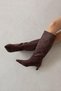 Ella Women's Suede Boots Brown - 2