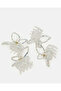 Girls White Hair Claw Set (Pack of 4) - 3