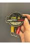 10X8 cm Iron-On Adhesive Stone Ring Emblem - 3