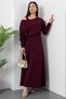 Strap Dress Long Sleeve Blouse Two-Piece Suit Dks1361 - 3