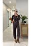 ZR Doris Brown Pocket Detail Jumpsuit - 2