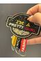 10X8 cm Iron-On Adhesive Stone Ring Emblem - 4