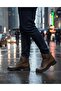 Genuine Leather Men's Boots with Fur Inside, Water, Snow, Cold Resistant, Non-Slip Thermo Rubber Sole Guaranteed - 2