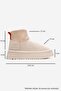 Ovar Beige Suede Scuba Platform Sole Women's Boots - 6