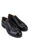 Men's Genuine Leather Black Casual Shoes - 2