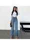 TEH NEW SEASON//HIGH WAIST//FLEXIBLE//SLOP//WOMAN//PALAZZO JEANS