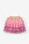 Powder Layered Tulle Girls' Long Skirt - Azalea - 5