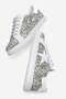 Brendon Genuine Leather Women's Sports Shoes White-Glass-Cracked - 8
