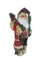 New Year Santa Claus 60cm Model with Wand and Plaid Sack - 2