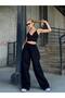 High Waist Elasticated Leg Double Pocket 3 Thread Sweatpants