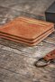 Genuine Leather Magnetic Horizontal Wallet |   With Card Holder |   Keychain with Gift |   Gift Boxed |   Unisex | - 8