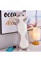 Lovely Plush Cat Doll Cute Cartoon Soft Stuffed Kitten Pillow Long Sleeping Pillow Doll 50cm - 4