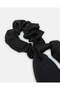 Women Black Plain Elastic Hair Band - 2