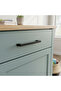 Furniture Drawer Cabinet Door Handle Durable Handle Handles Black 160 mm Black Metal Handle - 5