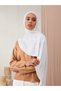 Practical Premium Jersey Shawl |   Color: White |   Size: Adult |   Chin Stitched |   Instant Hijab