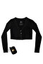 Wrinkle-Free Crop Bluse with Lycra and Sheath (Emergency Solution for Those Who Get Cold Suddenly) - 2