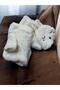 Rabbit Plush Furry Adult Kids Compatible Fingerless Gloves