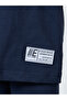 Girls Navy Blue Oversized T-Shirt and Legging Set - 3