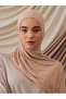Practical Bamboo Corded Fabric Shawl |   Color: Hot Stone |   Size: Adult |   Jaw Stitched |   Instant Hijab - 3
