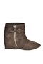 V380614202 Brown Genuine Leather Suede Zipper Detailed Casual Women's Boots - 2