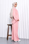 Modal Tunic Pants Set with Powder Front Detail - 4