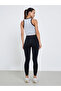 Contrast Edge Ribbed Crop Top and Leggings Set - 5