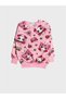 Girls' Cotton Fleece-Lined Pink Butterfly Flower Patterned Long Sleeve Winter Pajamas Set - 5