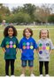 Unisex Children's 3-Piece Hooded T-Shirt
