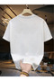 Minimalist Wave Printed T-Shirt - 2