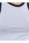 Contrast Edge Ribbed Crop Top and Leggings Set - 3