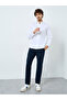 Satin Slim Fit Tailored Long Sleeve Shirt - 2