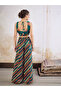 Floral Crop Top with Palazzo Pants and Shrug Set - 2